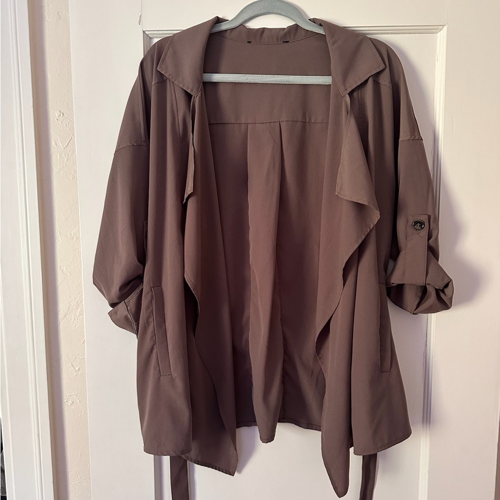 Chic Brown Trench Coat